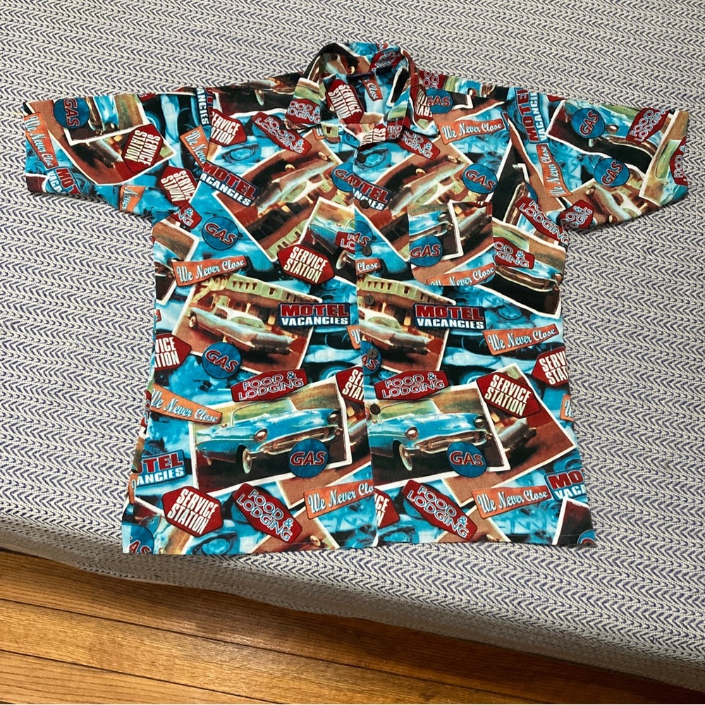 Genuine Sonoma Jean Company Car/Gas/Service Station Button Up Shirt Size Large